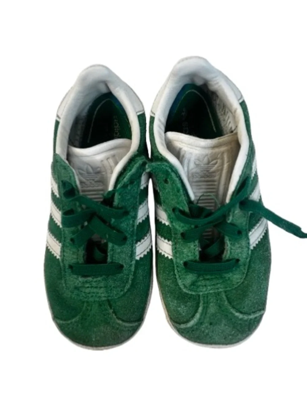 Adidas Gazelle Kids Green Suede Sneakers